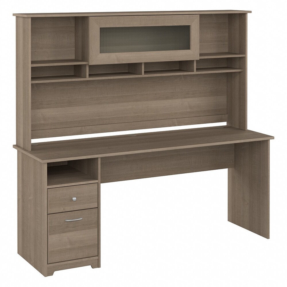 72W Computer Desk with Hutch and Drawers by Bush Furniture