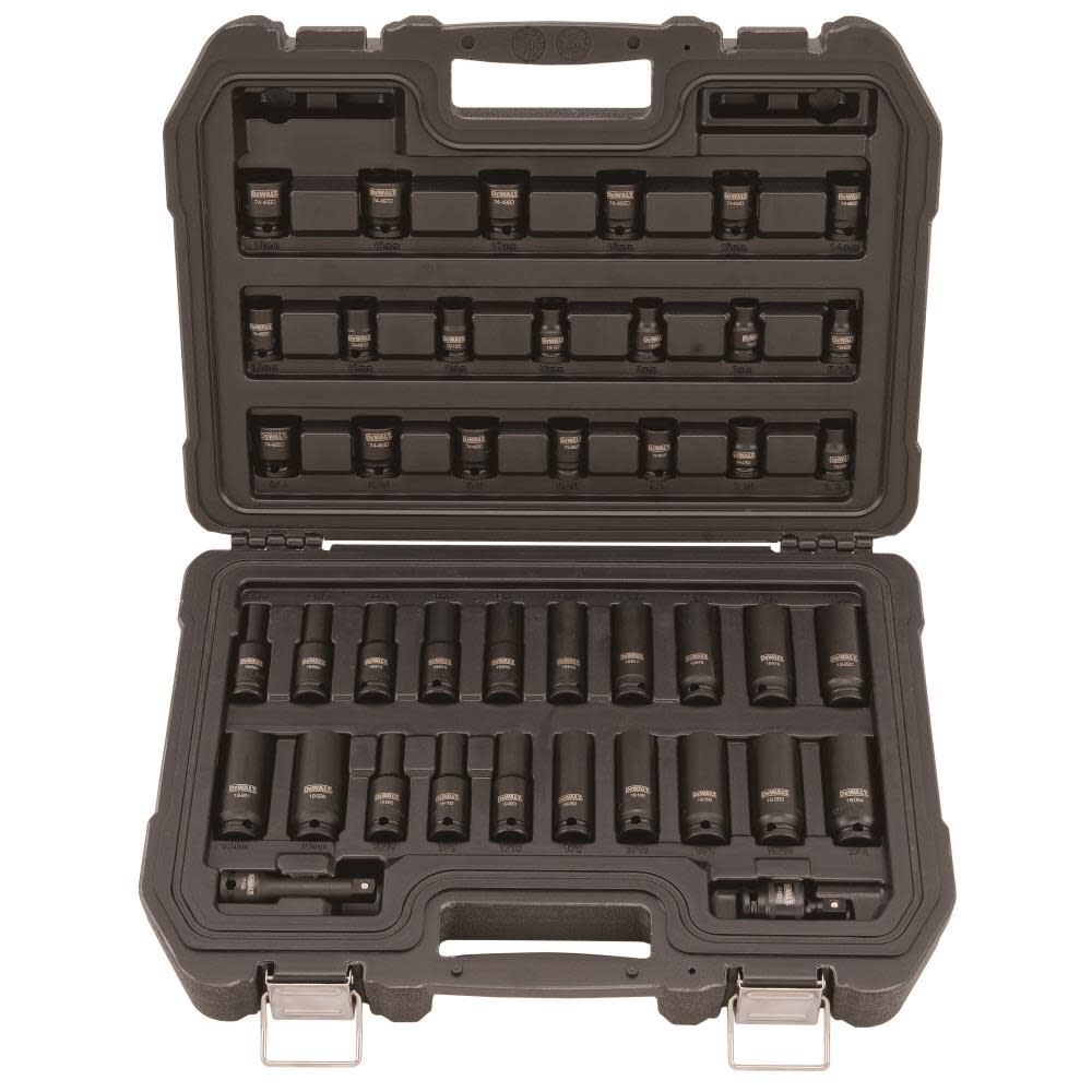 DEWALT 42 Piece 3/8 in Drive Combination Impact Socket Set - 6 Point DWMT19248 from DEWALT