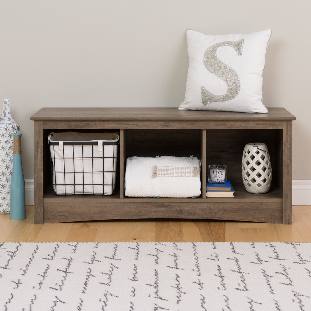 Prepac Sonoma Cubbie Bench   Transitional   Upholstered Benches   by HedgeApple  Houzz