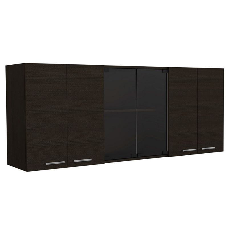 Yuma 150 Wall Cabinet， Two Close Cabinets， Two Open Shelves