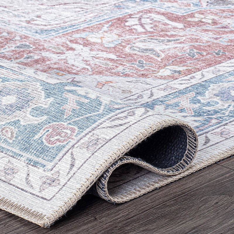 World Rug Gallery Distressed Boho Machine Washable Area Rug