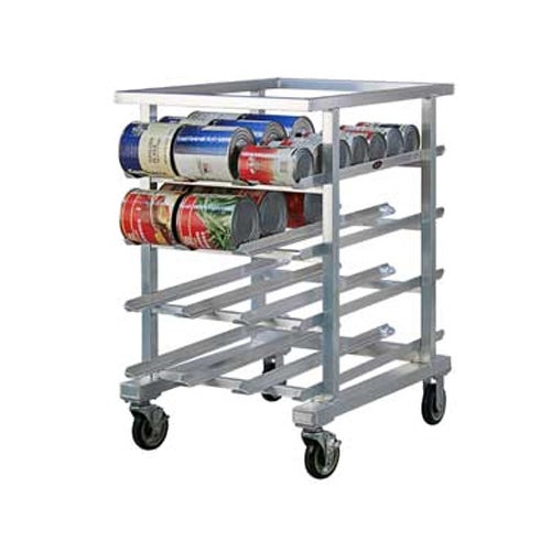 New Age Industrial 1226NT Can Storage Rack， Mobile， Half-Size