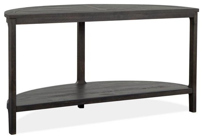 Magnussen T5263 Boswell Demilune Sofa Table   Transitional   Console Tables   by Homesquare  Houzz