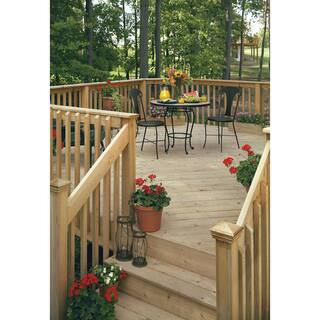 WeatherShield 2 in. x 2 in. x 42 in. Wood Pressure-Treated Mitered 1-End B1E Baluster (16-Pack) 186709