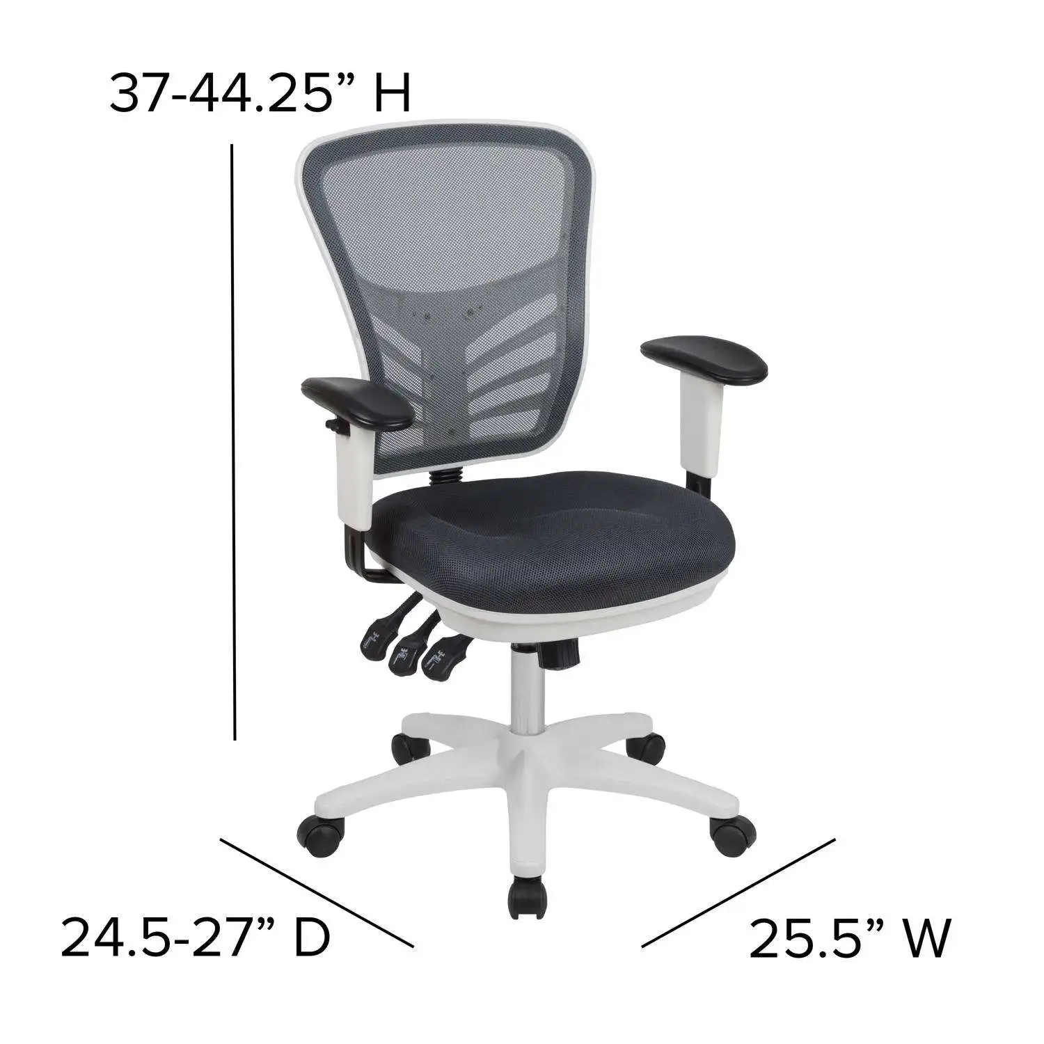 Dark Gray Mesh Office Chair