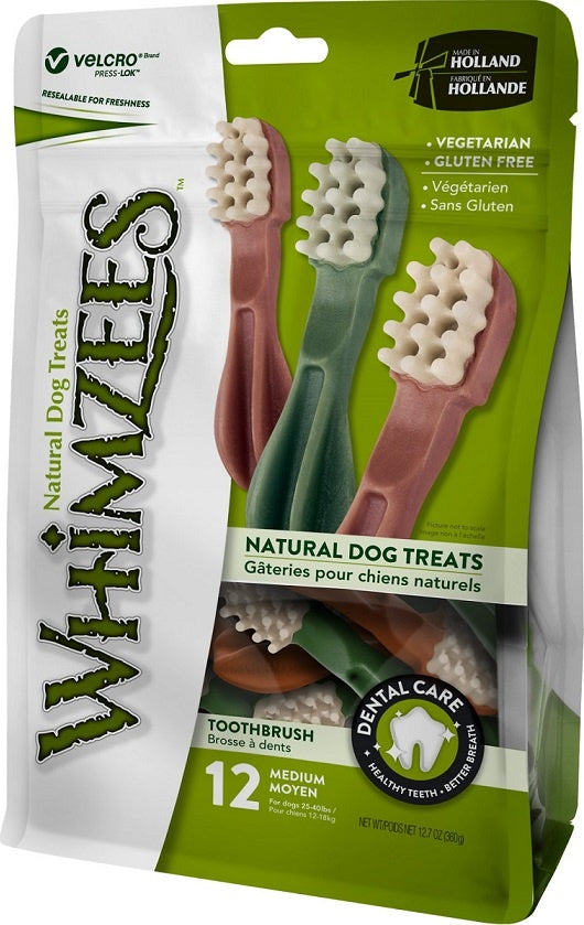 Whimzees Toothbrush Star Dental Chew Dog Treats