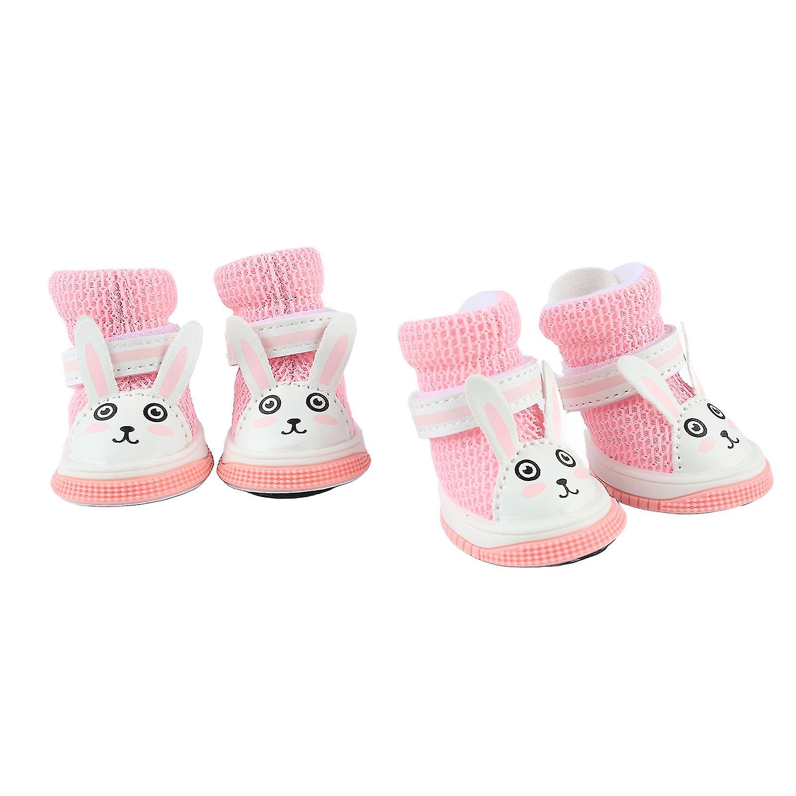 Dog Shoes Breathable Soft Prevent Slip Lightweight Cute Mesh Puppy Boots for Spring Summer