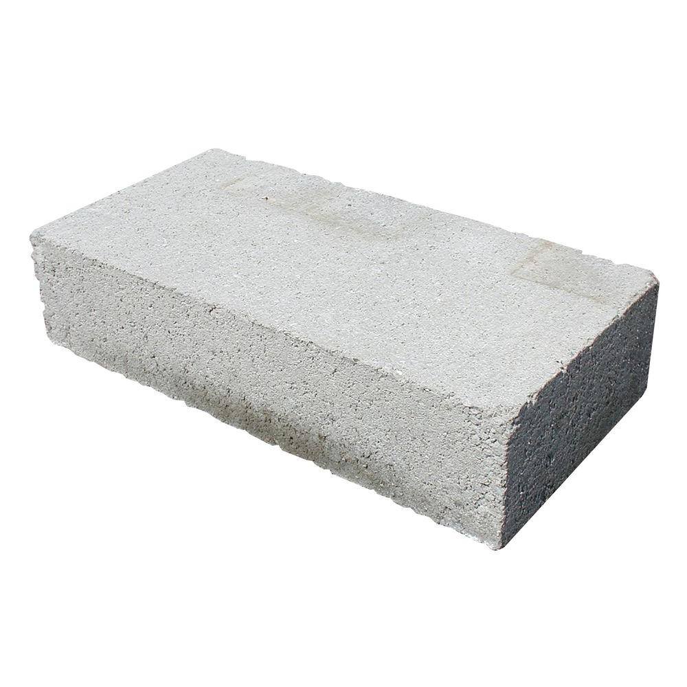 4 in. x 8 in. x 16 in. Solid Concrete Block 30168621