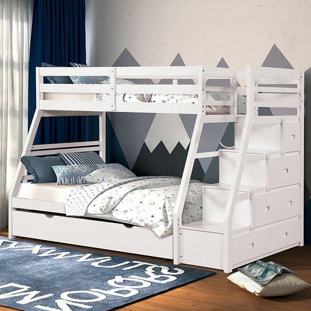 Ellington Twin/twin Bunk bed  BED     |     FM-BK611WH-BED