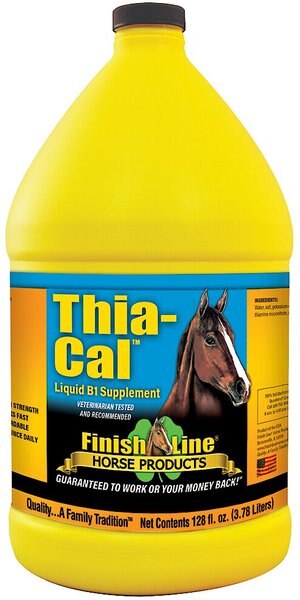 Finish Line Thia-Cal Liquid B1 Calming Horse Supplement