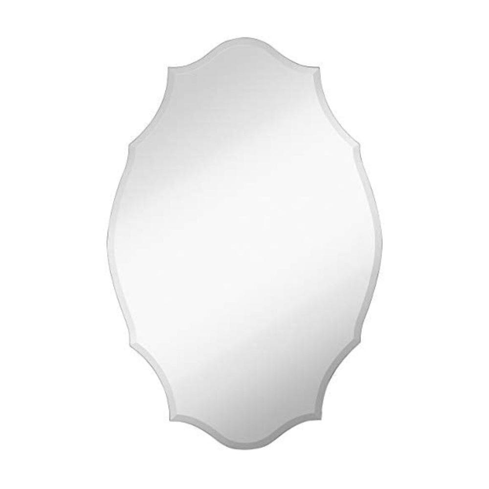 Hamilton Hills Elaborate Scallop Wall Mirror Scalloped Edges 24