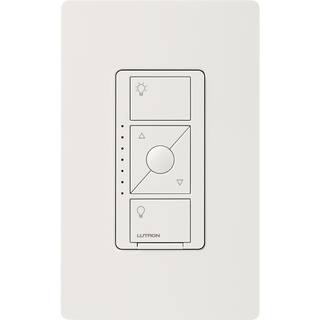 Lutron Caseta Smart Lighting Dimmer Switch for ELV Bulbs 250W LED Bulbs White (PD-5NE-WH) PD-5NE-WH