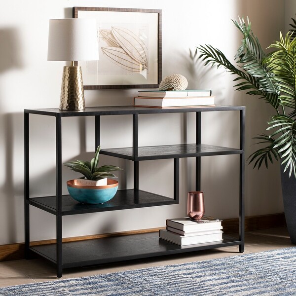 SAFAVIEH Reese Geometric Black Console Table - 42