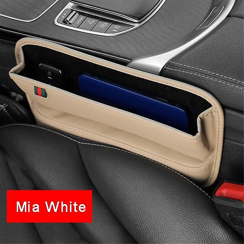 For Car Interior Pu Leather  Console Side Seat Gap Filler Front Seat  Organize Storage Accessories Auto Universal