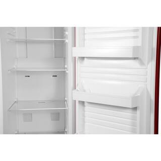 Galanz 11 cu. ft. Frost Free Convertible Upright Freezer or Fridge in Hot Rod Red with Electronic Temperature Control GLF11URDG16