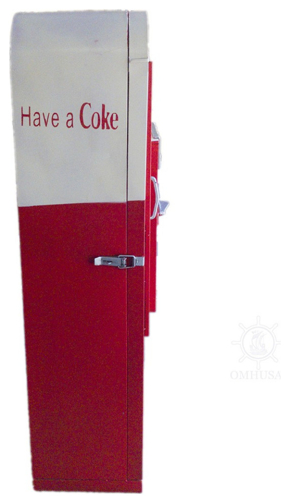 Coca Cola Vending Machine Storage   Eclectic   Accent Chests And Cabinets   by HomeRoots  Houzz