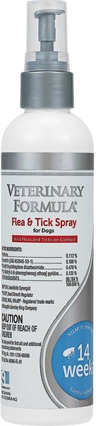 Veterinary Formula Clinical Care Topical Flea and Tick Spray for Dogs and Cats