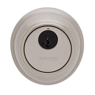 Kwikset 816 Series Satin Nickel Single Cylinder Key Control Deadbolt featuring SmartKey Security 98160-002