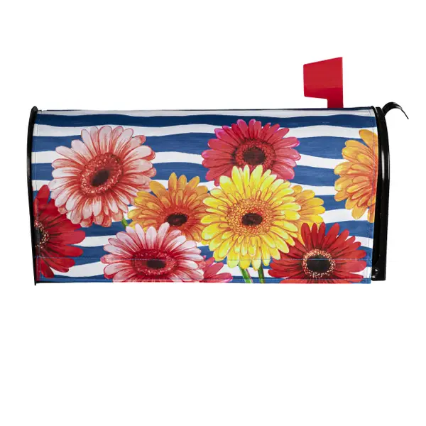 Evergreen Enterprises Spring Gerbera Bouquet Mailbox Cover