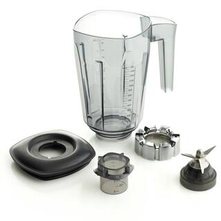 Omega 1 HP HighLow 48 oz. 2-Speed Silver Blender BL330S