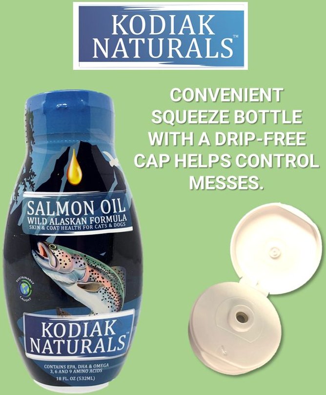 Kodiak Naturals Salmon Oil Dog and Cat Supplement