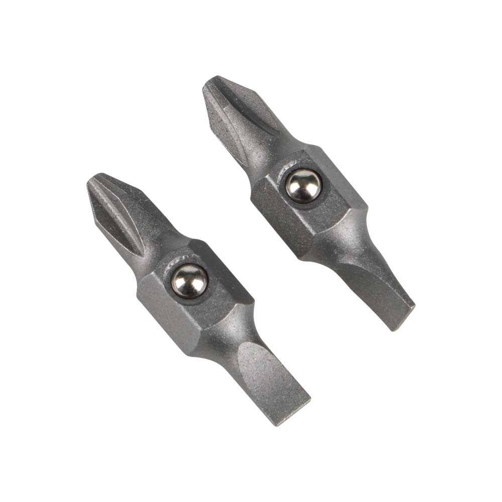 Klein Tools #2 Phillips and 316 in. Slotted Replacement Bits (2-Piece) 32412