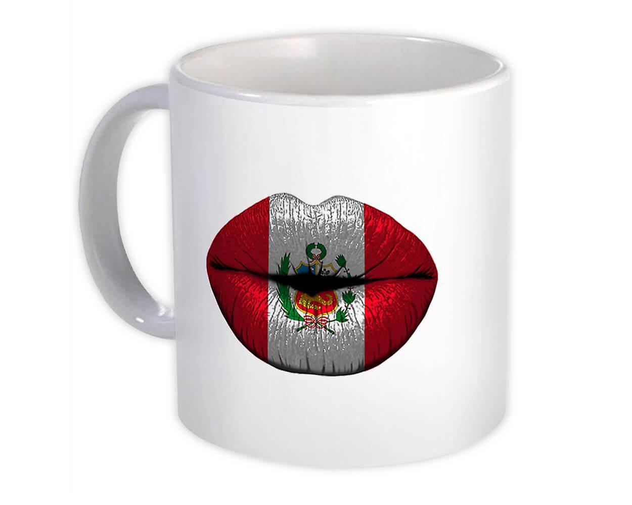 Gift Mug: Lips Peruvian Flag Peru