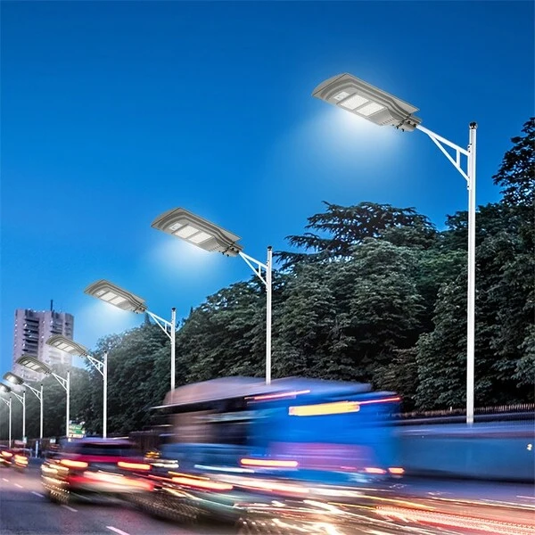 LED Solar Street Light Outdoor Flood Light Dusk to Dawn Security Light