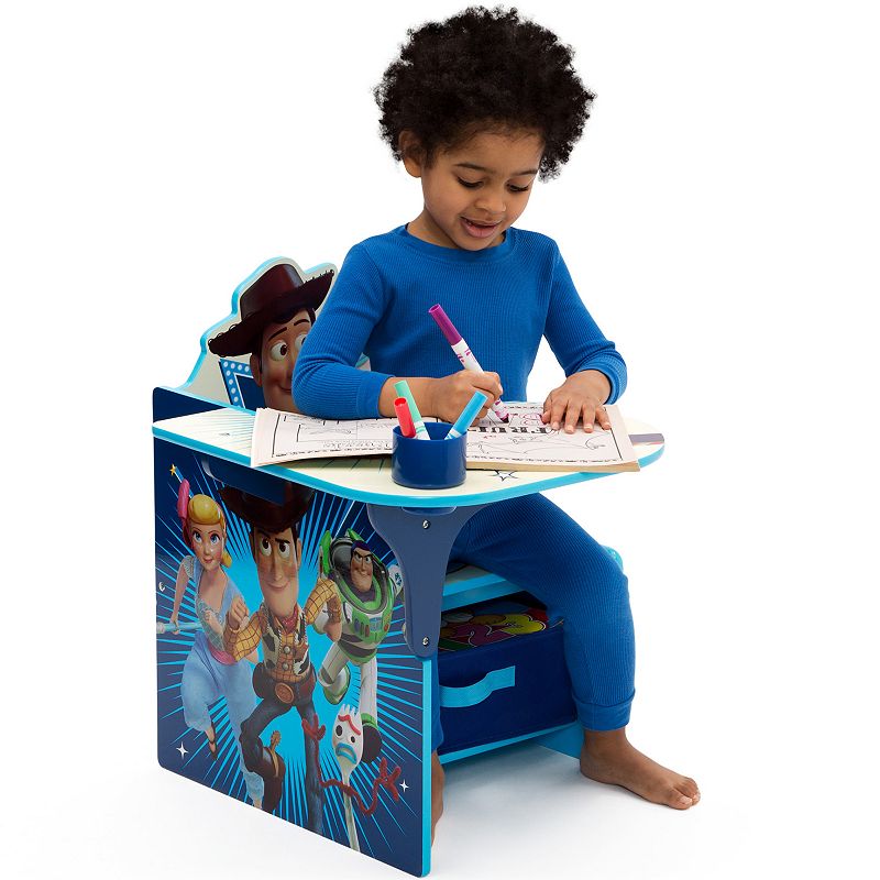 Disney / Pixar Toy Story 4 Chair Desk with Storage Bin by Delta Children