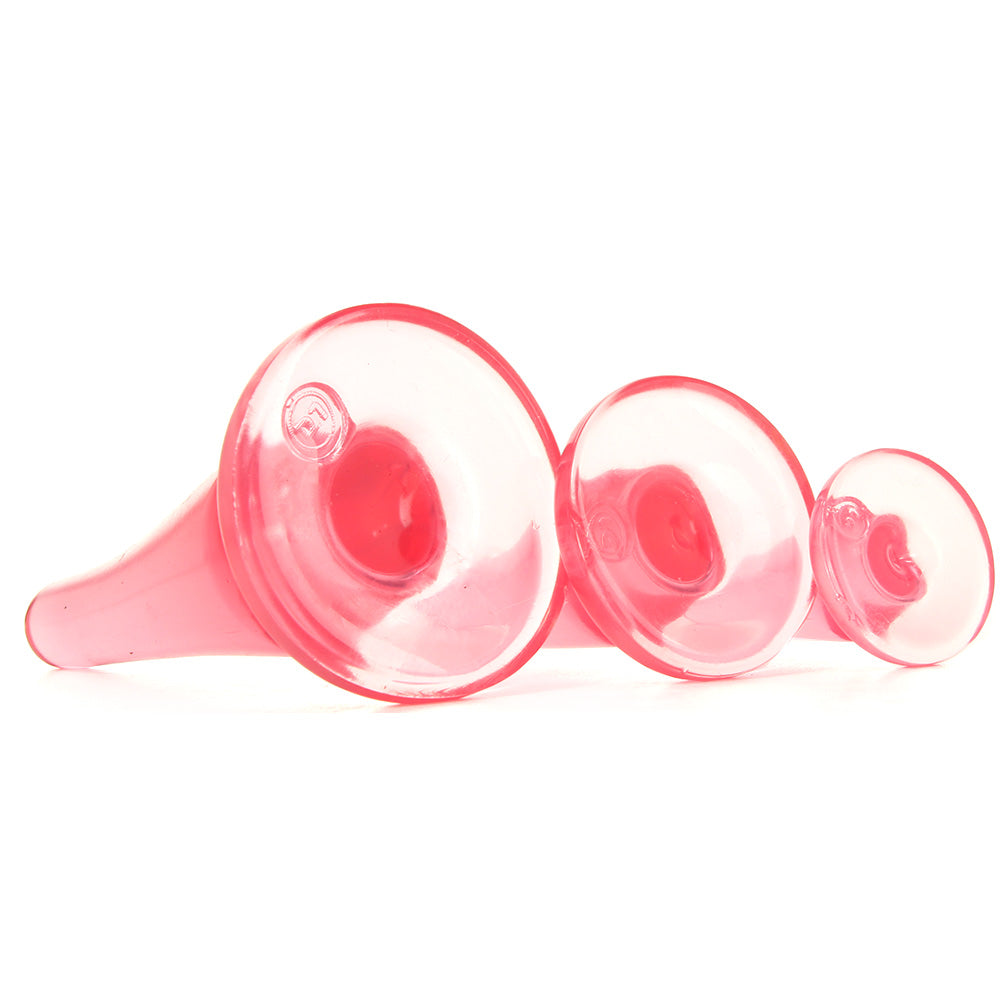 Crystal Jellies Anal Initiation Kit in Pink