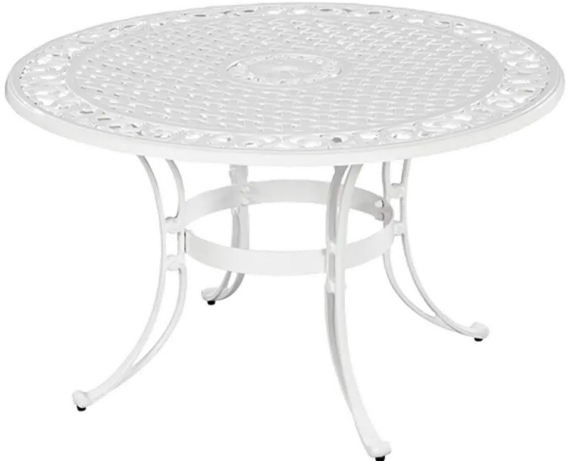 Sanibel 42 White Outdoor Dining Table