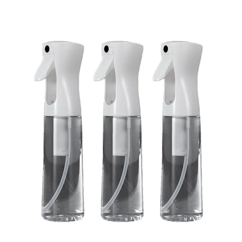 Houseables Continuous Spray Water Bottle PET Plastic Hair Mist Sprayer 300mL  Ultra Fine Pressurized Mister  With Pump