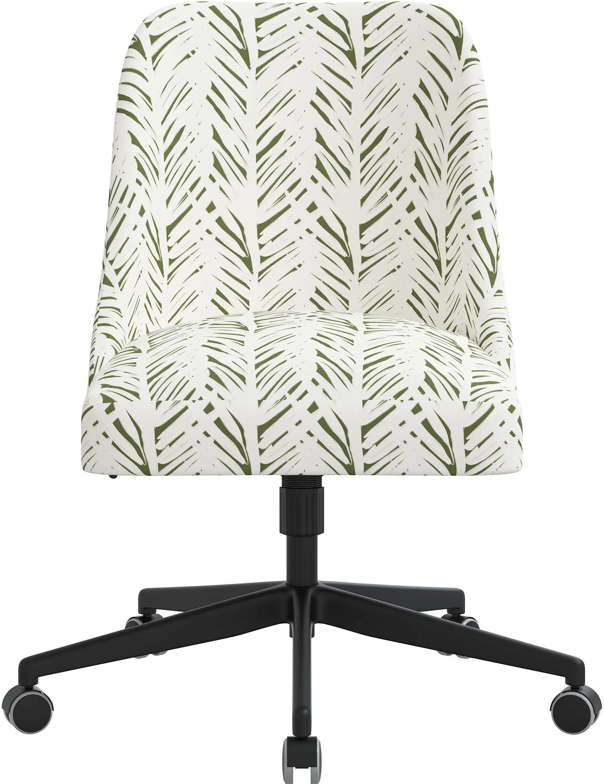 Spencer Brush Palm Leaf Office Chair - Skyline Furniture