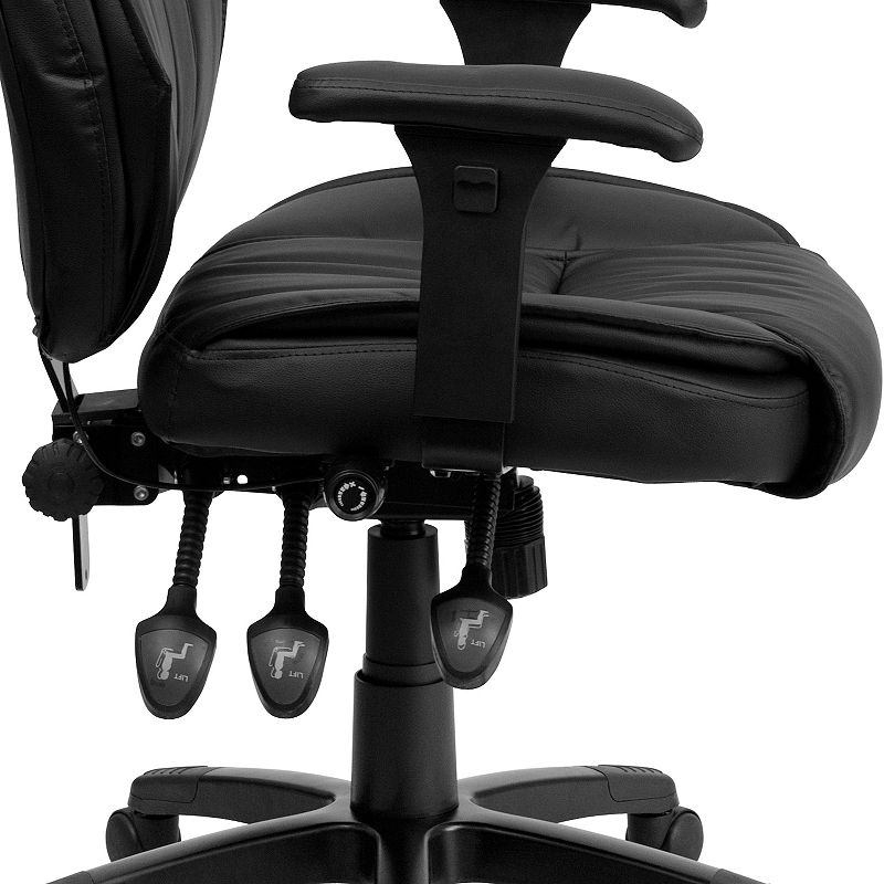 Flash Furniture Hansel High Back LeatherSoft Swivel Ergonomic Office Chair