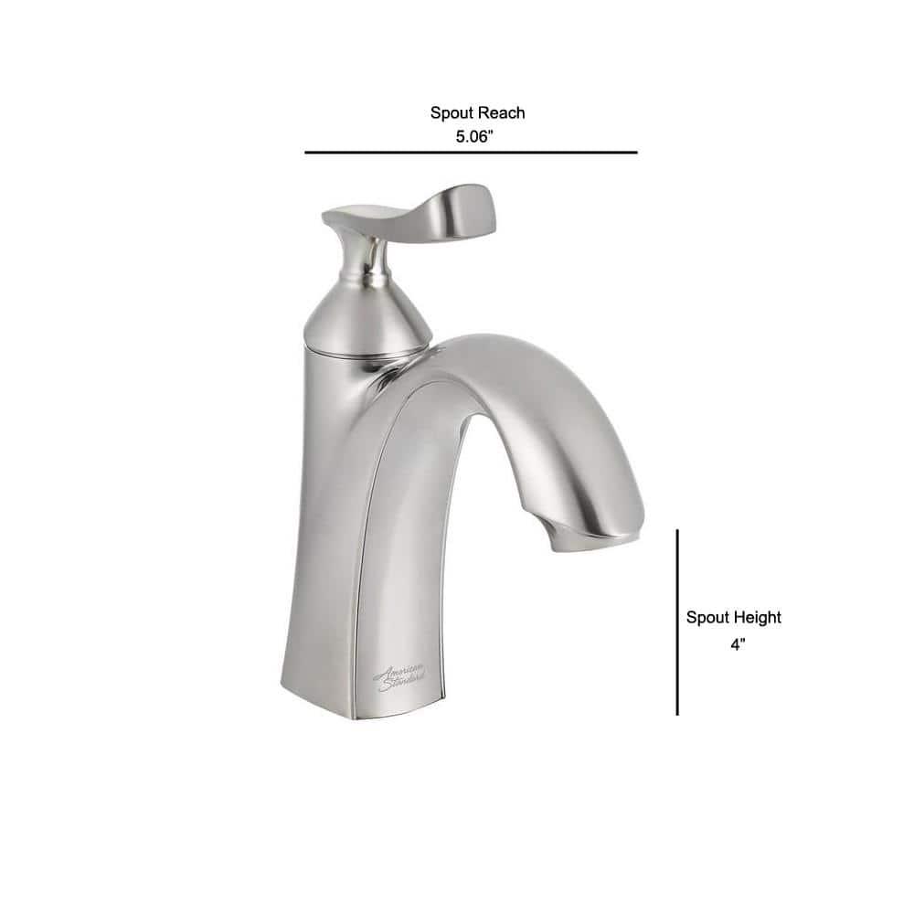 American Standard Chatfield Single Hole SingleHandle Bathroom Faucet in Brushed Nickel