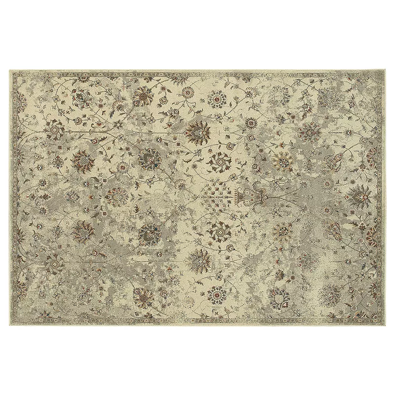 StyleHaven Portia Distressed Traditional Floral Rug