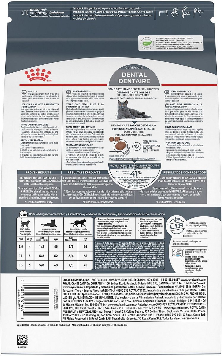 Royal Canin Feline Care Nutrition Dental Care Dry Cat Food