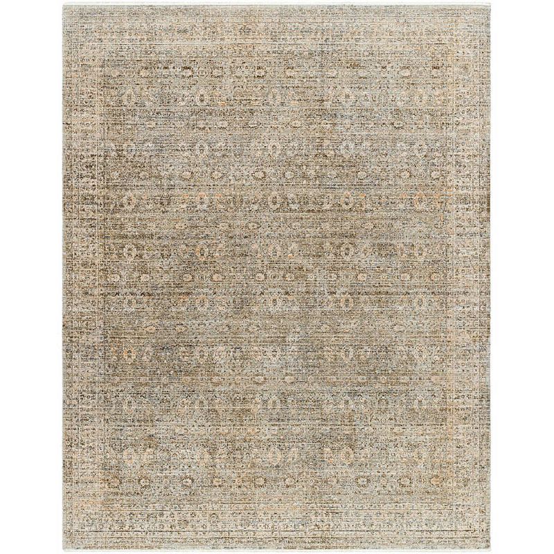 Moshe Traditional Washable Area Rug