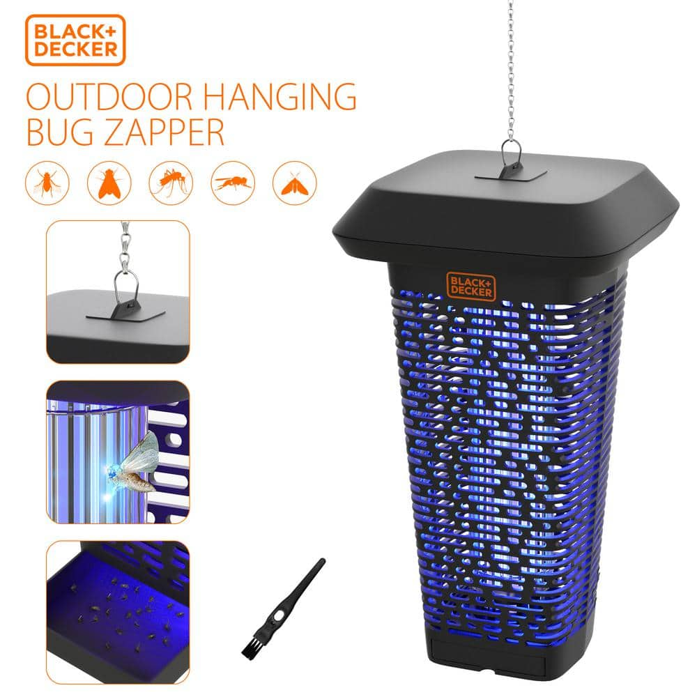 BLACK+DECKER Electric Bug And Fly Zapper With UV LED Light BDPC971