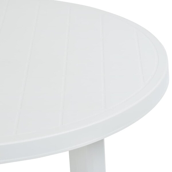 vidaXL Patio Table White 35