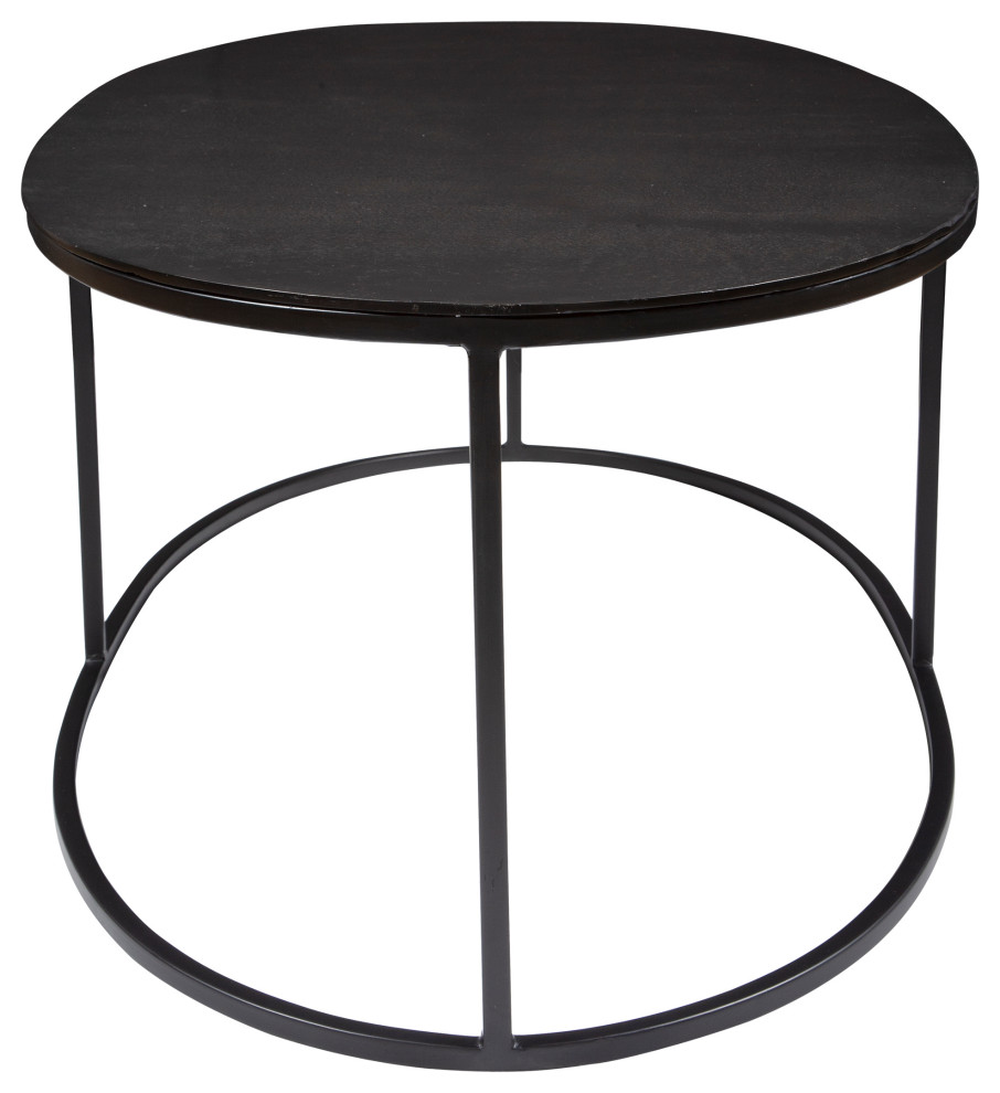 Uttermost Coreene Oval Coffee table   Industrial   Coffee Tables   by Furnishmyplace  Houzz