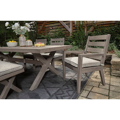 Poly Teak Taupe Outdoor Dining Sets