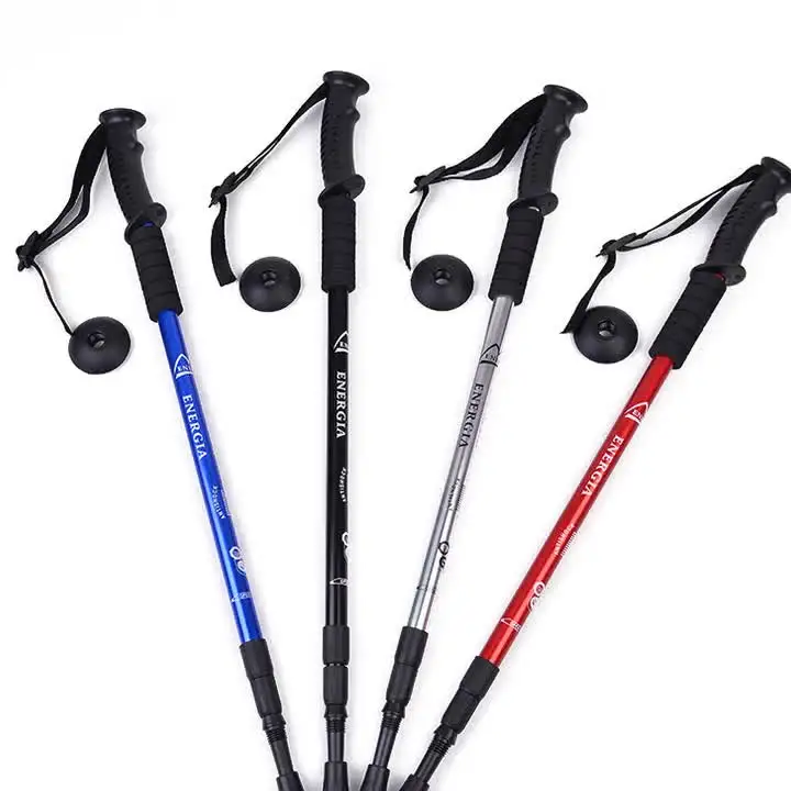 135cm Light Aluminum Telescopic Anti Shock Hiking Pole Walking Sticks Trekking Poles