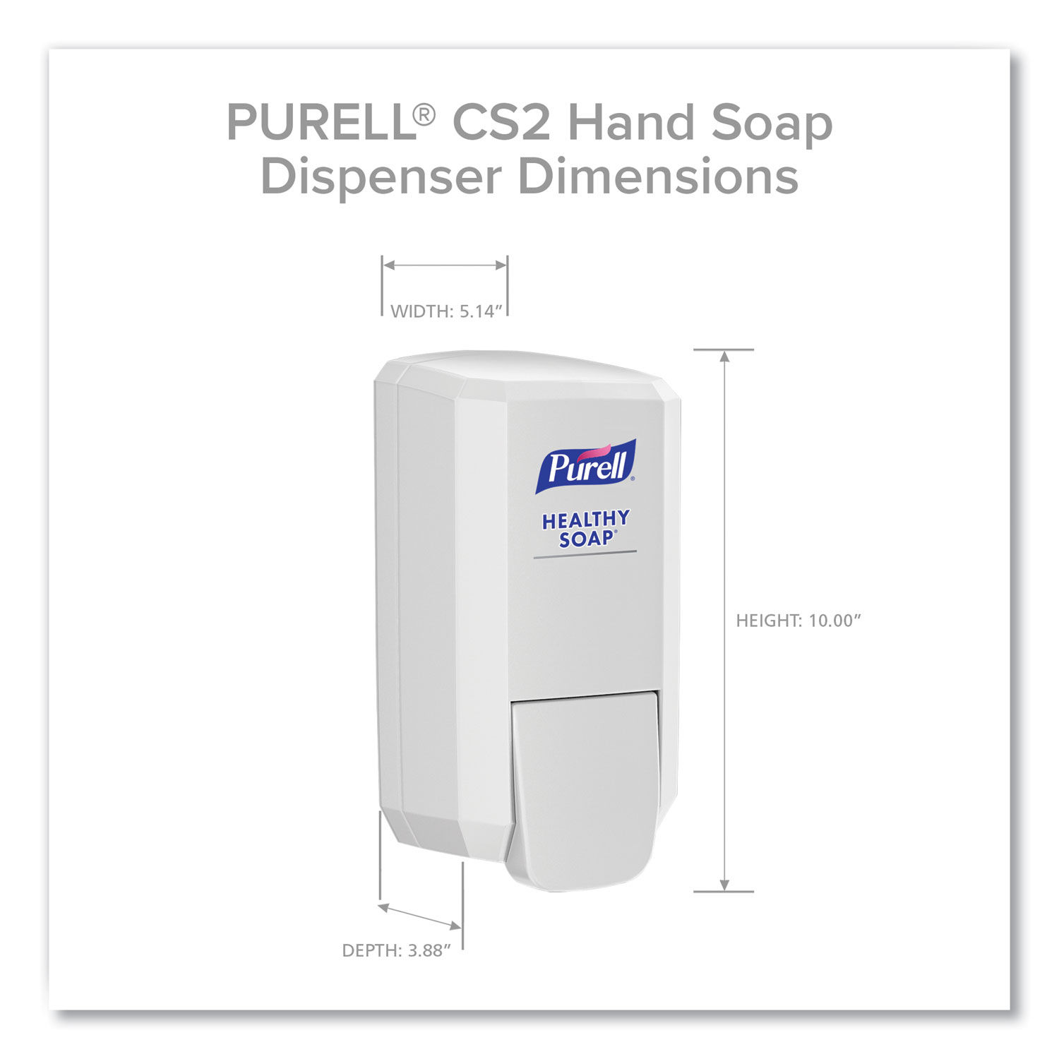 CS2 Hand Sanitizer Dispenser by PURELLandreg; GOJ412106CT