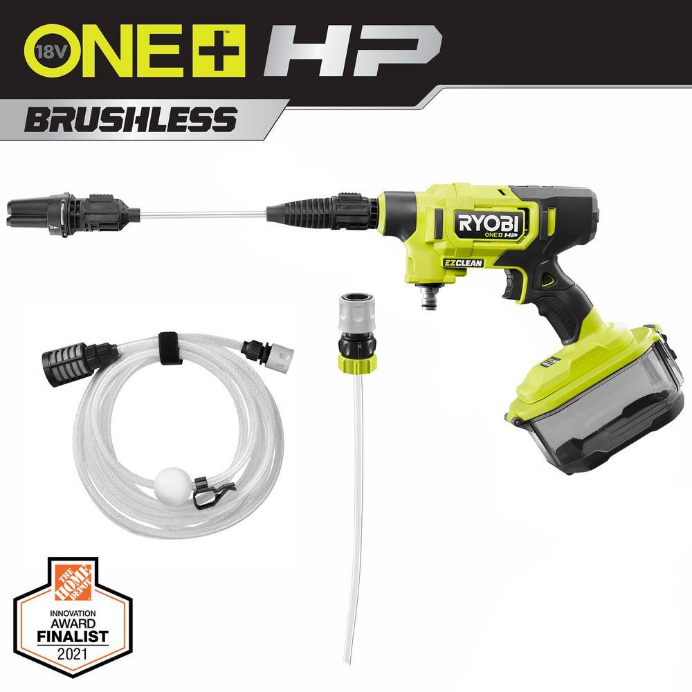 RYOBI ONE+ HP 18V Brushless EZClean 600 PSI 0.7 GPM Cordless Cold Water Power Cleaner (Tool Only) RY121850