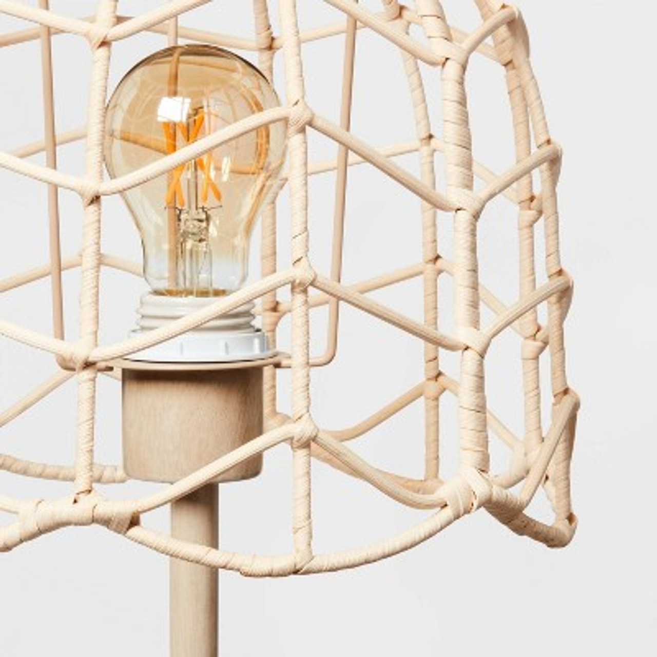 Rattan Table Lamp Natural - Pillowfort™