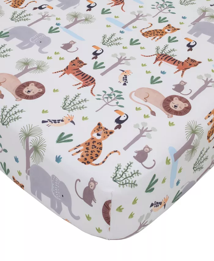 NoJo Growing Wild 8-Piece Crib Bedding Set