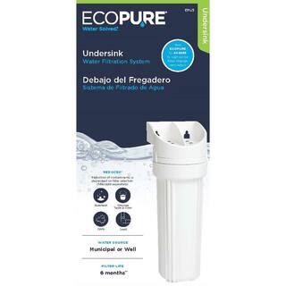 EcoPure Under Sink Drinking Water Filter System EPU3