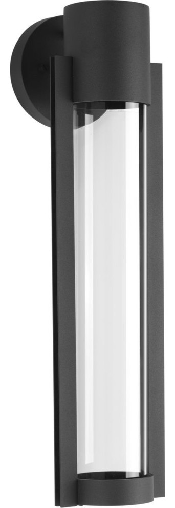 Z 1030 Collection 1 Light LED Medium Wall Lantern  Black   Transitional   Outdoor Wall Lights And Sconces   by Buildcom  Houzz