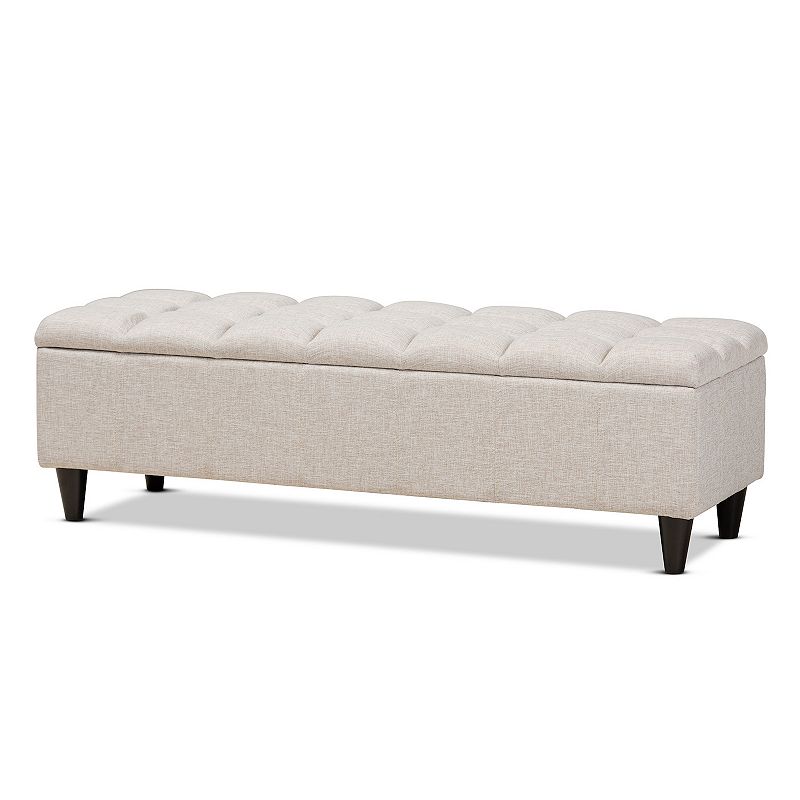 Baxton Studio Brette Storage Ottoman